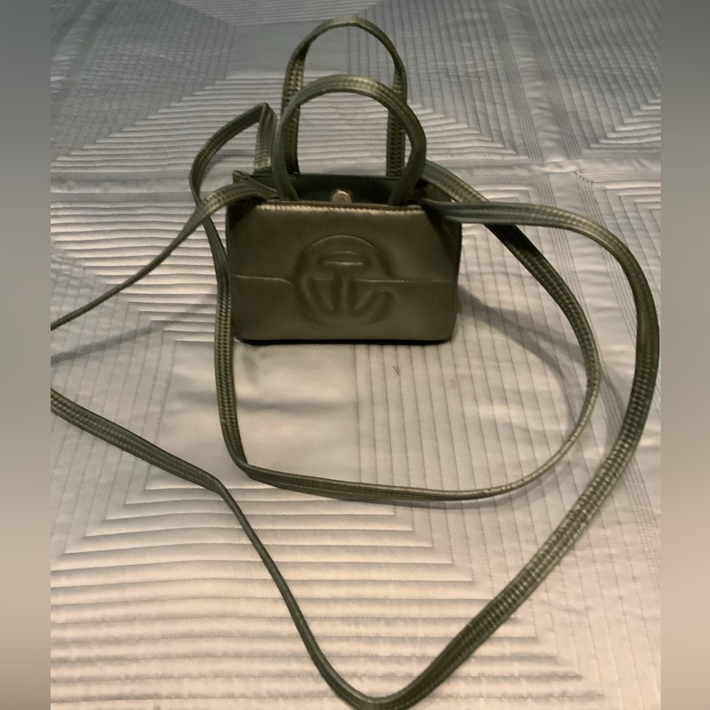 Telfar Olive Green Small Puffer Bag - Picture 3 of 8